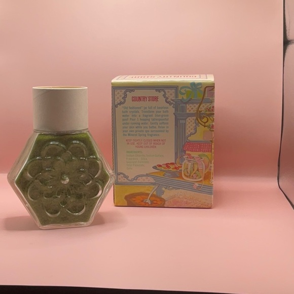 Vintage AVON Country Store Mineral Spring Bath Crystals New in Box 8 oz - Picture 4 of 6